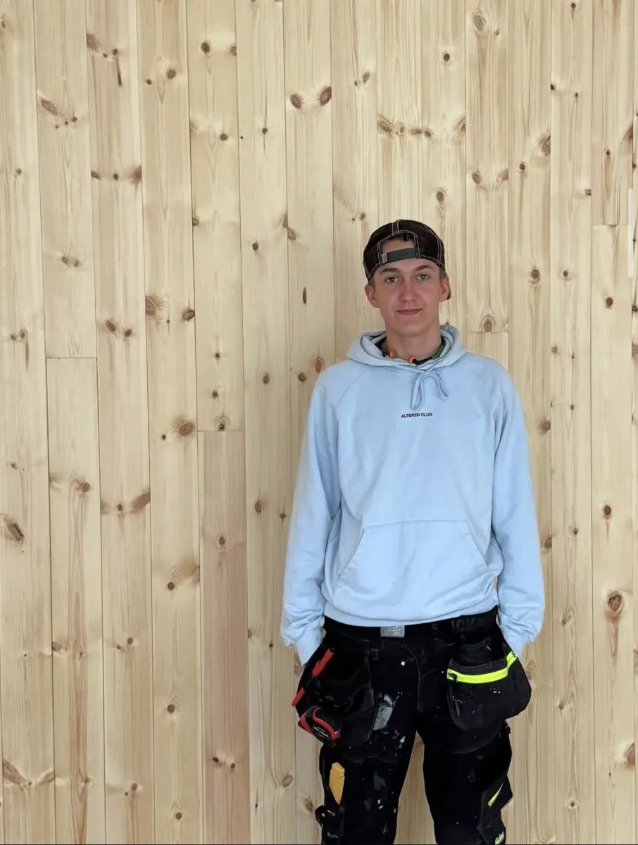 Adrian, carpentry apprentice at HEIU